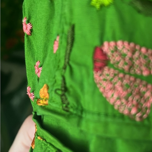 Stunning Green Johnny Was Embroidered Jacket - Picture 5 of 7